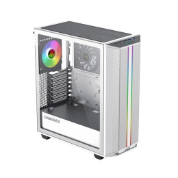 Компьютерный корпус, Gamemax, Precision 2 White, 1128-8008R0013, ATX/MATX/ITX, 2*3.5