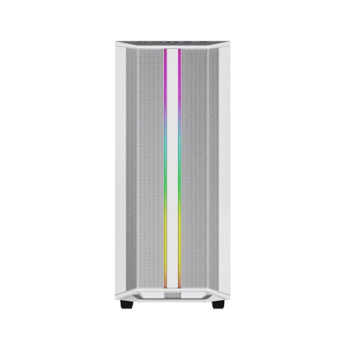 Компьютерный корпус, Gamemax, Precision 2 White, 1128-8008R0013, ATX/MATX/ITX, 2*3.5"/2*2.5", Высота кулера до 170 мм, Длина VGA до 360 мм, 443x210x493 мм, Без Б/П, Белый