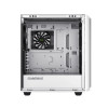Компьютерный корпус, Gamemax, Precision 2 White, 1128-8008R0013, ATX/MATX/ITX, 2*3.5"/2*2.5", Высота кулера до 170 мм, Длина VGA до 360 мм, 443x210x493 мм, Без Б/П, Белый