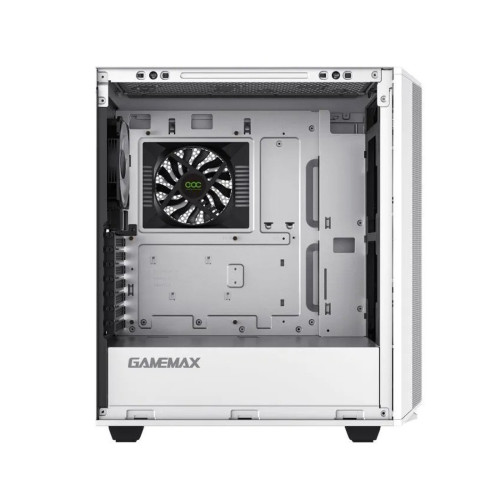 Компьютерный корпус, Gamemax, Precision 2 White, 1128-8008R0013, ATX/MATX/ITX, 2*3.5"/2*2.5", Высота кулера до 170 мм, Длина VGA до 360 мм, 443x210x493 мм, Без Б/П, Белый