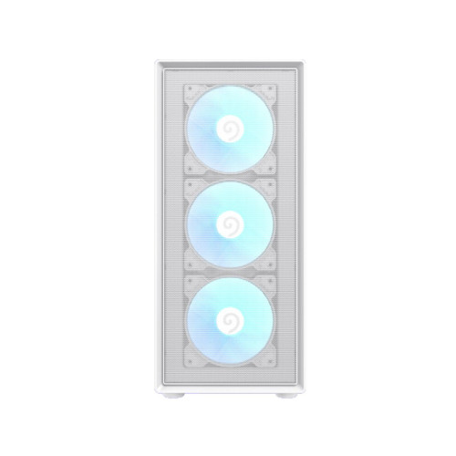 Компьютерный корпус, Gamemax, Storm 2 AW, 1115-3803R0007, ATX/MATX/ITX, 2*3.5"/3*2.5", Высота кулера до 155 мм, Длина VGA до 330 мм, 386x200x449 мм, Без Б/П, Белый