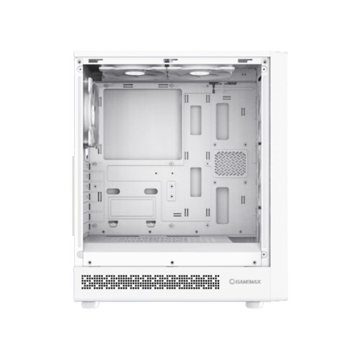 Компьютерный корпус, Gamemax, Storm 2 AW, 1115-3803R0007, ATX/MATX/ITX, 2*3.5"/3*2.5", Высота кулера до 155 мм, Длина VGA до 330 мм, 386x200x449 мм, Без Б/П, Белый