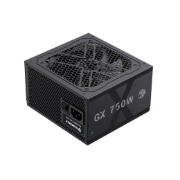 Блок питания, Gamemax, GX 750GF, 2132-0750B0022, 750W, ATX, ATX, Вентилятор 14см, 20+4 pin, 4*PCI-E 6+2 pin, 6*SATA, 3*Molex, 16*4+4 pin, 140*150*86mm мм, Черный