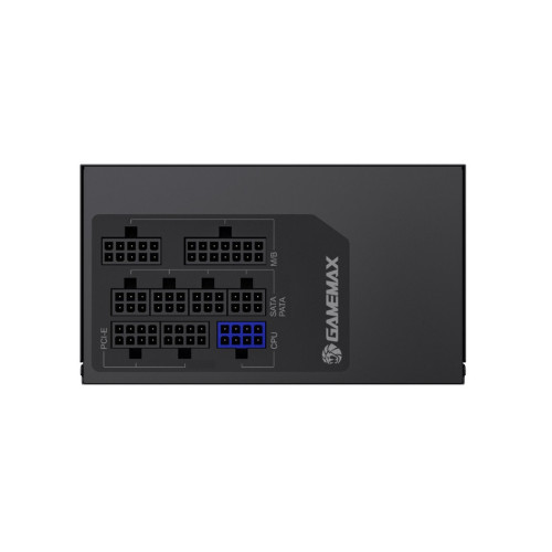 Блок питания, Gamemax, GX 750GF, 2132-0750B0022, 750W, ATX, ATX, Вентилятор 14см, 20+4 pin, 4*PCI-E 6+2 pin, 6*SATA, 3*Molex, 16*4+4 pin, 140*150*86mm мм, Черный
