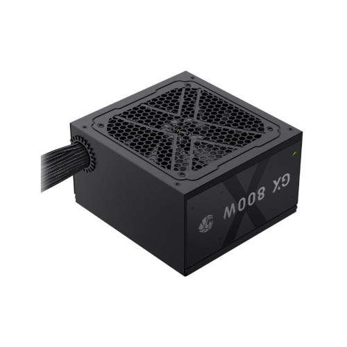 Блок питания, Gamemax, GX 800, 2132-0800B0008, 800W, ATX, ATX, Вентилятор 14см, 20+4 pin, 4*PCI-E 6+2 pin, 6*SATA, 3*Molex, 16*4+4 pin, 150*160*86mm мм, Черный