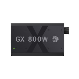Блок питания, Gamemax, GX 800, 2132-0800B0008, 800W, ATX, ATX, Вентилятор 14см, 20+4 pin, 4*PCI-E 6+2 pin, 6*SATA, 3*Molex, 16*4+4 pin, 150*160*86mm мм, Черный