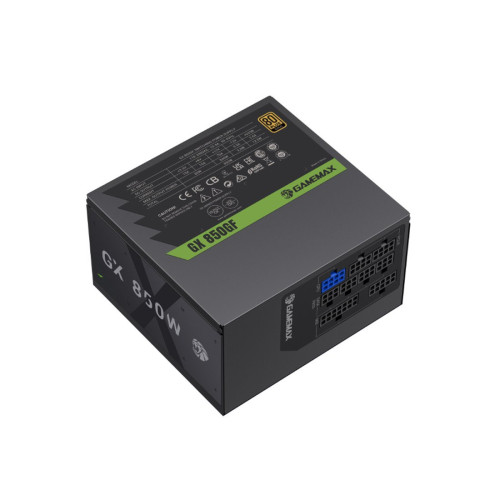 Блок питания, Gamemax, GX 800GF, 2132-0850B0019, 800W, ATX, ATX, Вентилятор 14см, 20+4 pin, 4*PCI-E 6+2 pin, 6*SATA, 3*Molex, 16*4+4 pin, 140*150*86mm мм, Черный