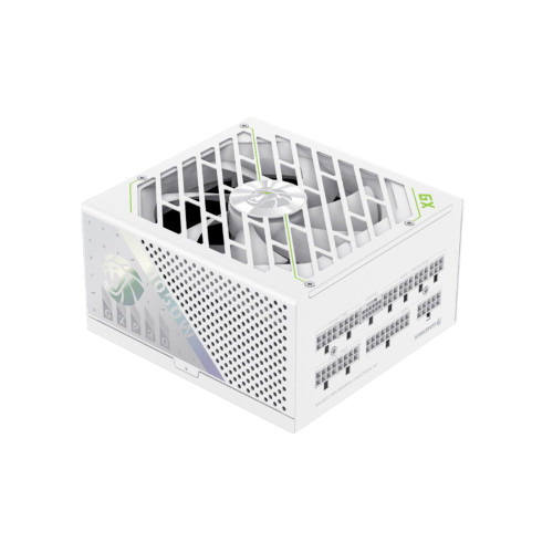 Блок питания, Gamemax, GX PRO 1050G Gold White, 2121-1050B0030, 1050W, ATX, ATX, Вентилятор 14см, 20+4 pin, 4*PCI-E 6+2 pin, 10*SATA, 3*Molex, 16*4+4 pin, 150*160*86mm мм, Белый