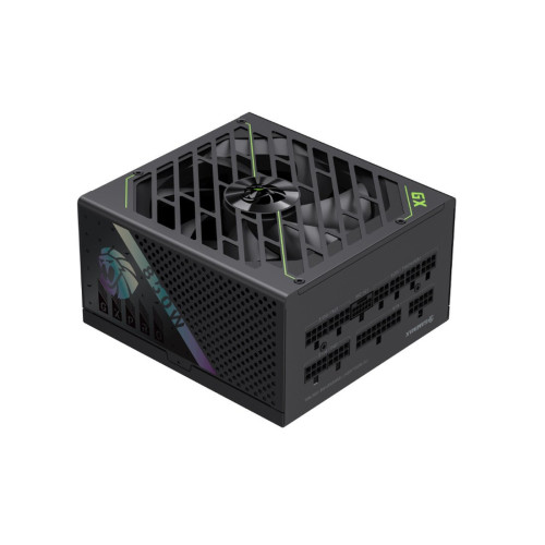 Блок питания, Gamemax, GX PRO 850G Gold, 2121-0850B0036, 850W, ATX 3.1, ATX, Вентилятор 14см, 20+4 pin, 4*PCI-E 6+2 pin, 6*SATA, 3*Molex, 16*4+4 pin, 150*160*86mm мм, Черный