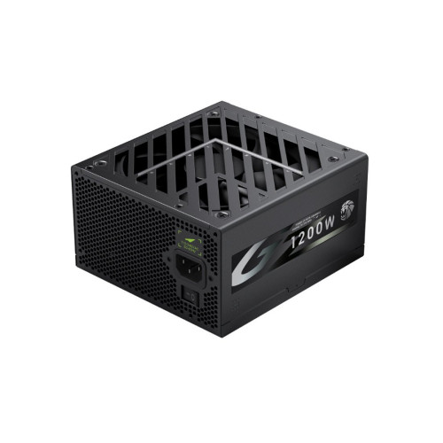Блок питания, Gamemax, GZ 1200G Gold, 2121-1200B0006, 1200W, ATX 3.1, ATX, Вентилятор 14см, 20+4 pin, 4*PCI-E 6+2 pin, 10*SATA, 3*Molex, 16*4+4 pin, 150*160*86mm мм, Черный
