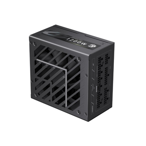 Блок питания, Gamemax, GZ 1200G Gold, 2121-1200B0006, 1200W, ATX 3.1, ATX, Вентилятор 14см, 20+4 pin, 4*PCI-E 6+2 pin, 10*SATA, 3*Molex, 16*4+4 pin, 150*160*86mm мм, Черный
