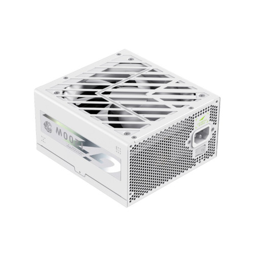 Блок питания, Gamemax, GZ 1200G Gold White, 2121-1200B0008, 1200W, ATX 3.1, ATX, Вентилятор 14см, 20+4 pin, 4*PCI-E 6+2 pin, 10*SATA, 3*Molex, 16*4+4 pin, 150*160*86mm мм, Белый