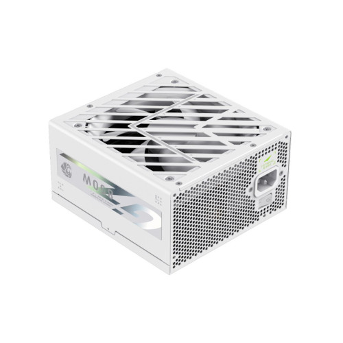 Блок питания, Gamemax, GZ 850G WH, 2121-0850B0053, 850W, ATX 3.1, ATX, Вентилятор 14см, 20+4 pin, 4*PCI-E 6+2 pin, 6*SATA, 3*Molex, 16*4+4 pin, 150*160*86mm мм, Белый