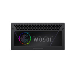 Блок питания, Gamemax, RGB 1050G Gold, 2109-1050B0043, 1050W, ATX, ATX, Вентилятор 14см, 20+4 pin, 4*PCI-E 6+2 pin, 10*SATA, 3*Molex, 16*4+4 pin, 150*165*86mm мм, Черный