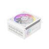 Блок питания, Gamemax, RGB 1050G Gold White, 2109-1050B0045, 1050W, ATX, ATX, Вентилятор 14см, 20+4 pin, 4*PCI-E 6+2 pin, 10*SATA, 3*Molex, 16*4+4 pin, 150*165*86mm мм, Белый