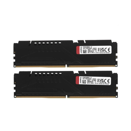 Комплект модулей памяти, Kingston, FURY Beast Black EXPO KF560C30BBEK2-32 (Kit 2x16GB), DDR5, 32GB, DIMM <PC5-48000/6000MHz>