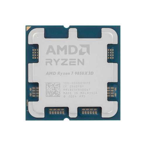 Процессор, AMD, AM5 Ryzen 7 9850X3D, oem, 8M L2 + 96M L3, 4.7 GHz, 8/16 Core, 120 Вт, Radeon™ Graphics