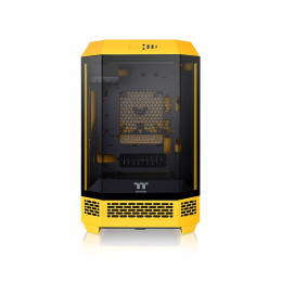 Компьютерный корпус, Thermaltake, The Tower 300 Bumblebee, CA-1Y4-00S4WN-00, Micro-Tower, Mini-ITX/M-ATX, USB 3.2*1, USB 3.0*2, HD Audio/mic, 3*140мм CT140 fan, Максимальная длина видеокарты 400мм, Максимальная высота процессорного кулера 210мм, 3*3,5