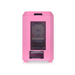 Компьютерный корпус, Thermaltake, The Tower 300 Bubble Pink, CA-1Y4-00SAWN-00, Micro-Tower, Mini-ITX/M-ATX, USB 3.2*1, USB 3.0*2, HD Audio/mic, 3*140мм CT140 fan, Максимальная длина видеокарты 400мм, Максимальная высота процессорного кулера 210мм, 3*3,5
