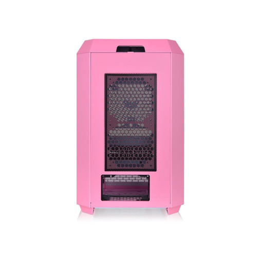 Компьютерный корпус, Thermaltake, The Tower 300 Bubble Pink, CA-1Y4-00SAWN-00, Micro-Tower, Mini-ITX/M-ATX, USB 3.2*1, USB 3.0*2, HD Audio/mic, 3*140мм CT140 fan, Максимальная длина видеокарты 400мм, Максимальная высота процессорного кулера 210мм, 3*3,5"/
