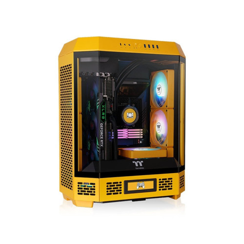 Компьютерный корпус, Thermaltake, The Tower 600 Matcha Green, CA-1Z1-00MEWN-00, Mid Tower, ATX / M-ATX / M-ITX, Type-C*1, USB 3.0*4, HD+Audio*1, 2*140мм вентиляторы, Высота процессорного кулера до 210мм, Длина VGA до 400мм, 1*3,5/3*2,5, Сталь/Пластик/Зака