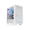 Компьютерный корпус, Thermaltake, Versa H16, CA-1Y8-00S6WN-01, Micro-Tower, M-ATX/ Mini-ITX, USB 3.0/2.0*1, HD-Audio + Mic, 1*120 мм, Высота процессорного куллера до 155 мм, Длина VGA до 315 мм, 1*5.25"/3*3.5", Сталь, 378*198*411 мм, Без Б/П, Белый