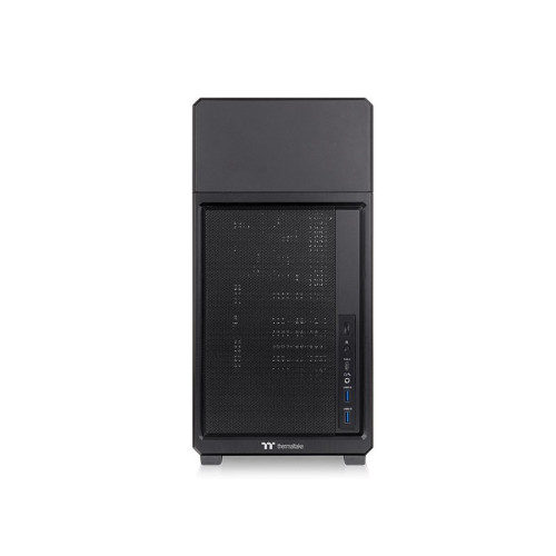 Компьютерный корпус, Thermaltake, TR300 TG Black, CA-11M-00M1WN-00, Mini ITX/Micro-ATX/ATX, 2*3.5"/3*2.5", Высота кулера до 165 мм, Длина VGA до 410 мм, 419 x 205 x 467 мм, Без Б/П, Черный