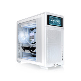 Компьютерный корпус, Thermaltake, TR300 TG Snow, CA-11M-00M6WN-00, Mini ITX/Micro ATX/ATX, 2*3.5