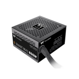 Блок питания, Thermaltake, Smart BM3 850W, PS-SPD-0750NNSABE-2, 850W, ATX, 20+4 pin, 4*PCI-E 6+2 pin, 1*PCI-E 12+4 pin, 6*SATA, 2*4+4 pin, 150x86x140 мм, черный
