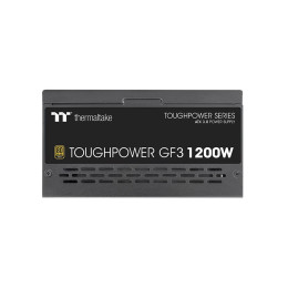 Блок питания, Thermaltake, Toughpower GF3 A3 1200W Gold, PS-TPD-1200FNFAGE-H, 1200W, ATX, 20+4 pin, 2*PCI-E 6+2 pin, 1*PCI-E 12+4 pin, 4*SATA, 4+4 pin, 150x86x160 мм, черный