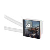 Кулер с водяным охлаждением, Thermaltake, MAGFloe 360 Ultra ARGB Snow, CL-W433-PL12SW-A, 2066/2011-3/2011/1851/17001200/1156/1155/1151/1150AMD AM5, TDP 355W Вт, 3*120, 500~2000 об/мин, 57.11, 32.5, Белый