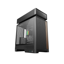 Компьютерный корпус, Deepcool, CL6600, R-CL6600-BKNNA0-G-1, ATX/Micro ATX, USB Type-C/ 3.0*2, HD-Audio+Mic, Кулер 2*120мм ARGB, СЖО 320мм, Высота процессорного кулера до 175мм, Длина VGA до 413/388мм, 2+1*3.5
