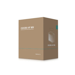 Компьютерный корпус, Deepcool, CG530U 4F WH R-CG530U-WHAGA4-G, ATX/Micro ATX/Mini-ITX, USB Tyoe-C/3.0*2, Audio+Mic, 4*120mm ARGB, Высота процессорного кулера до 160мм, Длина VGA до 410мм, 2*3.5