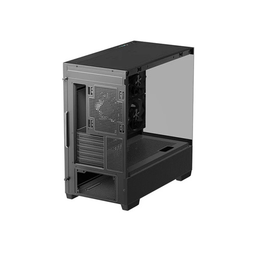 Компьютерный корпус, Deepcool, CG380 3F R-CG380-BKAGM3-G, Micro ATX/Mini-ITX, USB Type-C/3.0*2, Audio+Mic, 3*120mm ARGB, Высота процессорного кулера до 176мм, Длина VGA до 410мм, 2*3.5"/2+1*2.5", Слот 5, Сталь 0,6, 437x235x451мм, Без Б/П, Черный
