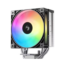 Кулер для процессора, Deepcool, AG400 G2 ARGB R-AG400-BKAMMG2-G, Intel1851/1700 и AMD AM5/AM4, 230W, 120мм, 500-2500±10%/об/м, 68.85 CFM, 30,93 dB(A), 4pin, 125х92х152мм, Чёрный
