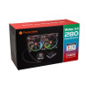 Кулер с водяным охлаждением, Thermaltake Water 3.0 Riing RGB 280 , CL-W138-PL14SW-A, Intel LGA 2066/2011-3/2011/1366/1156/1155/1151/1150 и AMD TR4/AM4/FM2/FM1/AM3+/AM3/AM2+/AM2, TDP 300W, 2*140мм вентилятора, Подсветка RGB, Габариты 313х139х27 мм, Чёрный