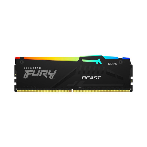 Модуль памяти, Kingston,FURY Beast RGB XMP KF560C36BBEA-8, DDR5, 8GB, CL36, DIMM <PC5-48000/6000MHz>