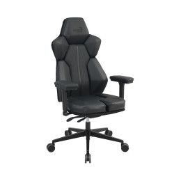Игровое компьютерное кресло, Aerocool, XTAL-Racer Black, Искусственная кожа (RACER), (Ш)65*(Г)70*(В)122 (132) см, Черный