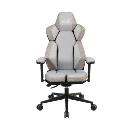 Игровое компьютерное кресло, Aerocool, XTAL-Loft Air Light Grey, Многослойная дышащая сетчатая ткань (LOFT Air), (Ш)65*(Г)70*(В)122 (132) см, Серый