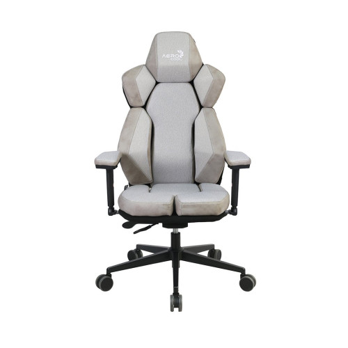 Игровое компьютерное кресло, Aerocool, XTAL-Loft Air Light Grey, Многослойная дышащая сетчатая ткань (LOFT Air), (Ш)65*(Г)70*(В)122 (132) см, Серый