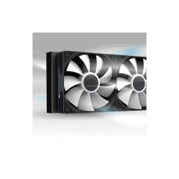 Кулер с водяным охлаждением, Aerocool, Abyss L360R, Intel 1851/1700/1200/115х и AMD AM5/AM4/, TDP 320W, 3*120мм ARGB, 600-3000RPM±10%, 81,5CFM, 38 dB(A), Чёрный