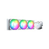 Кулер с водяным охлаждением, Aerocool, Abyss L360R WH, Intel 1851/1700/1200/115х и AMD AM5/AM4/, TDP 320W, 3*120мм ARGB, 600-3000RPM±10%, 81,5CFM, 38 dB(A), Белый