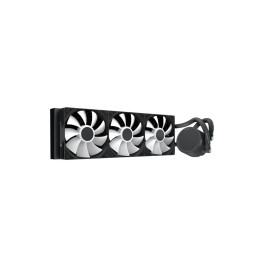 Кулер с водяным охлаждением, Aerocool, Abyss L360R Digi BK, Intel 1851/1700/1200/115х и AMD AM5/AM4/, TDP 320W, 3*120мм ARGB, 600-3000RPM±10%, 81,5CFM, 38 dB(A), Чёрный