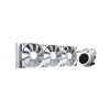 Кулер с водяным охлаждением, Aerocool, Abyss L360R Digi WH, Intel 1851/1700/1200/115х и AMD AM5/AM4/, TDP 320W, 3*120мм ARGB, 600-3000RPM±10%, 81,5CFM, 38 dB(A), Белый