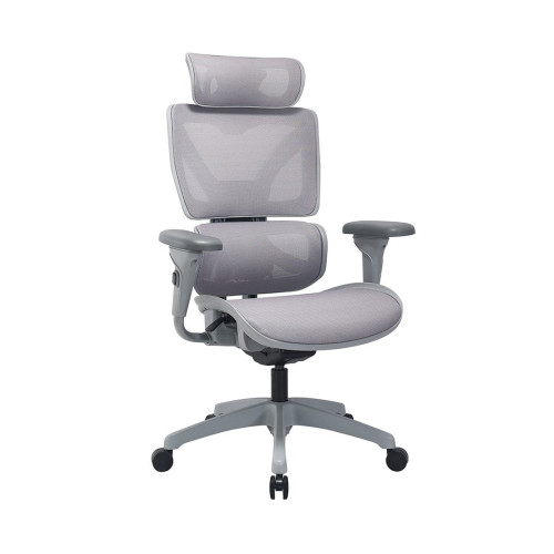 Игровое компьютерное кресло, XG, Ultra Air Grey, Воздухопроницаемое сетчатое покрытие, (Ш)51(68)*(Г)50 (77)*(В)116.5(132.5) см, Серый