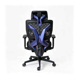 Игровое компьютерное кресло, XG, Exo-X Pro Blue, Воздухопроницаемое сетчатое покрытие, (Ш)52(73)*(Г)46 (75)*(В)121,5(131) см, Чёрно-синий