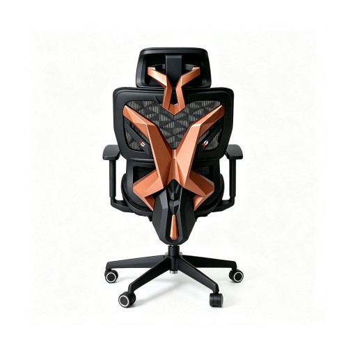 Игровое компьютерное кресло, XG, Exo-X Pro Orange, Воздухопроницаемое сетчатое покрытие, (Ш)52(73)*(Г)46 (75)*(В)121,5(131) см, Чёрно-оранжевый