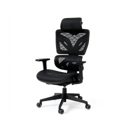 Игровое компьютерное кресло, XG, Exo-X Pro Grey, Воздухопроницаемое сетчатое покрытие, (Ш)52(73)*(Г)46 (75)*(В)121,5(131) см, Чёрно-серый
