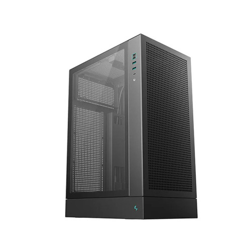 Компьютерный корпус, Deepcool, CH170 PLUS R-CH170-BKNGM0-G, Mini-ITX, Type-C*1/3.0*2, HD-Audio, Высота процессорного кулера до 164мм, Длина VGA до 342мм, 1*3.5"/1+1*2.5", Сталь 0,6, 290x195x424,5мм, Без Б/П, Черный