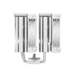 Кулер для процессора, Deepcool, AK620 G2 WH R-AK620G2-WHNNMN-GJD, Intel 1851/1700/1200/115х и AMD AM5/AM4, 300W, 2*120мм, 2000±10%/об/м, 57.76 CFM, 28.87 dB(A), 4pin, 127х144х159мм, Белый